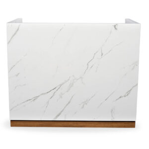 Dynamics White marble blend reception table