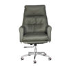 Executive Ergonomic Black Leather Office Chair-office furniture