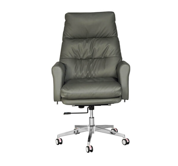 Executive Ergonomic Black Leather Office Chair-office furniture