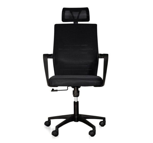 Executive mesh office chair with headrest