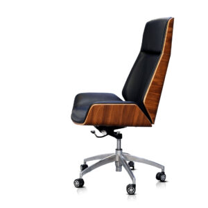 Bentwood executive black leather adjustable boss chair