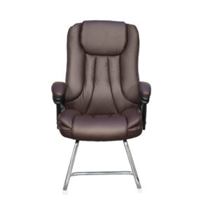 Steel standby luxury leather office chair