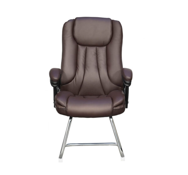 Steel standby luxury leather office chair