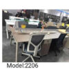 Dynamics Standard office work station with floating legs