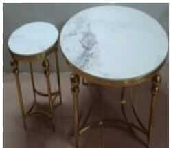 Dynamics Golden blend marble coffee table set