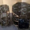 Dynamics Octagone shaped black marble coffee table se