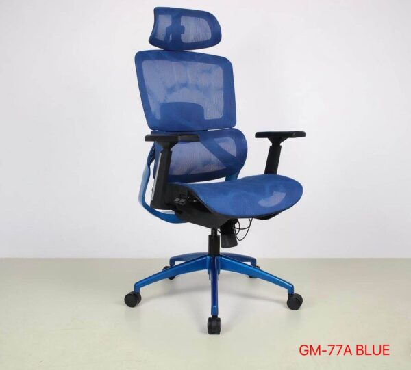 Dynamics Comfy Mesh Revolving Blue Office Chair
