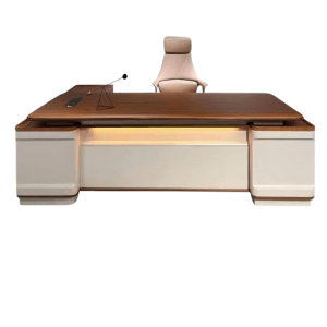 Dynamics Modren Office L-Shaped Top Quality Office Table for Boss or CEO
