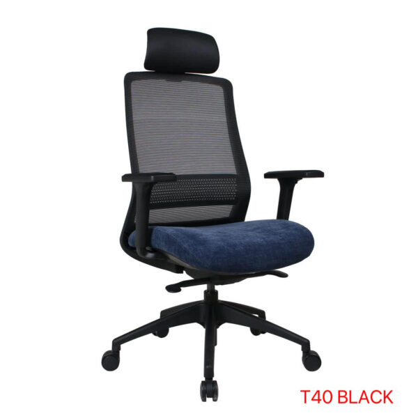 Dynamics Comfy Mesh Adjustable Black Office Chair