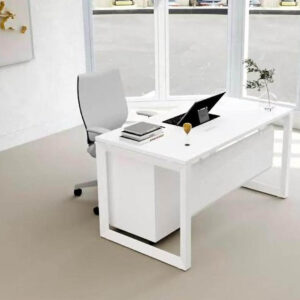 Dynamics Modren Executive White Office Desk Work Office Table